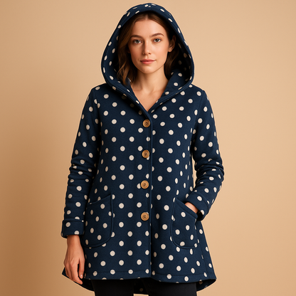 Veste teddy souple à capuche pour femme