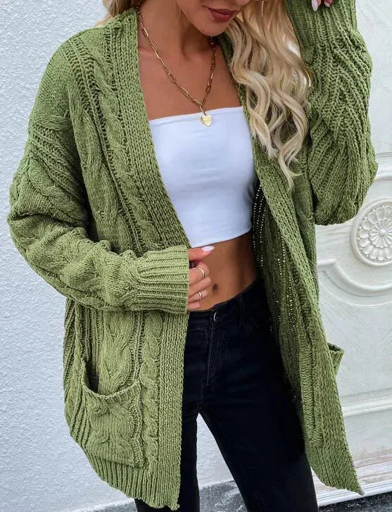 Long Cardigan Femme Design Élégant