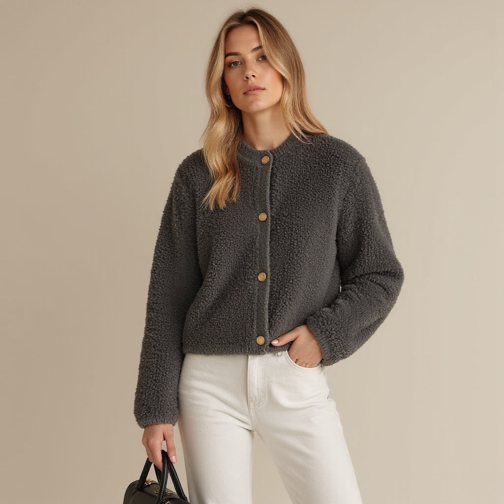 Cardigan femme automne maille douce
