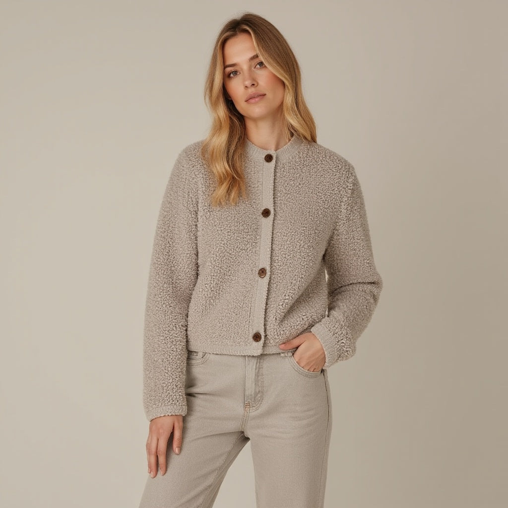 Cardigan femme automne maille douce