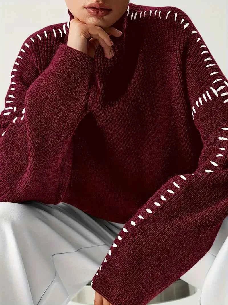 Grand pull Col haut Confortable