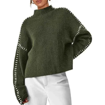 Grand pull Col haut Confortable