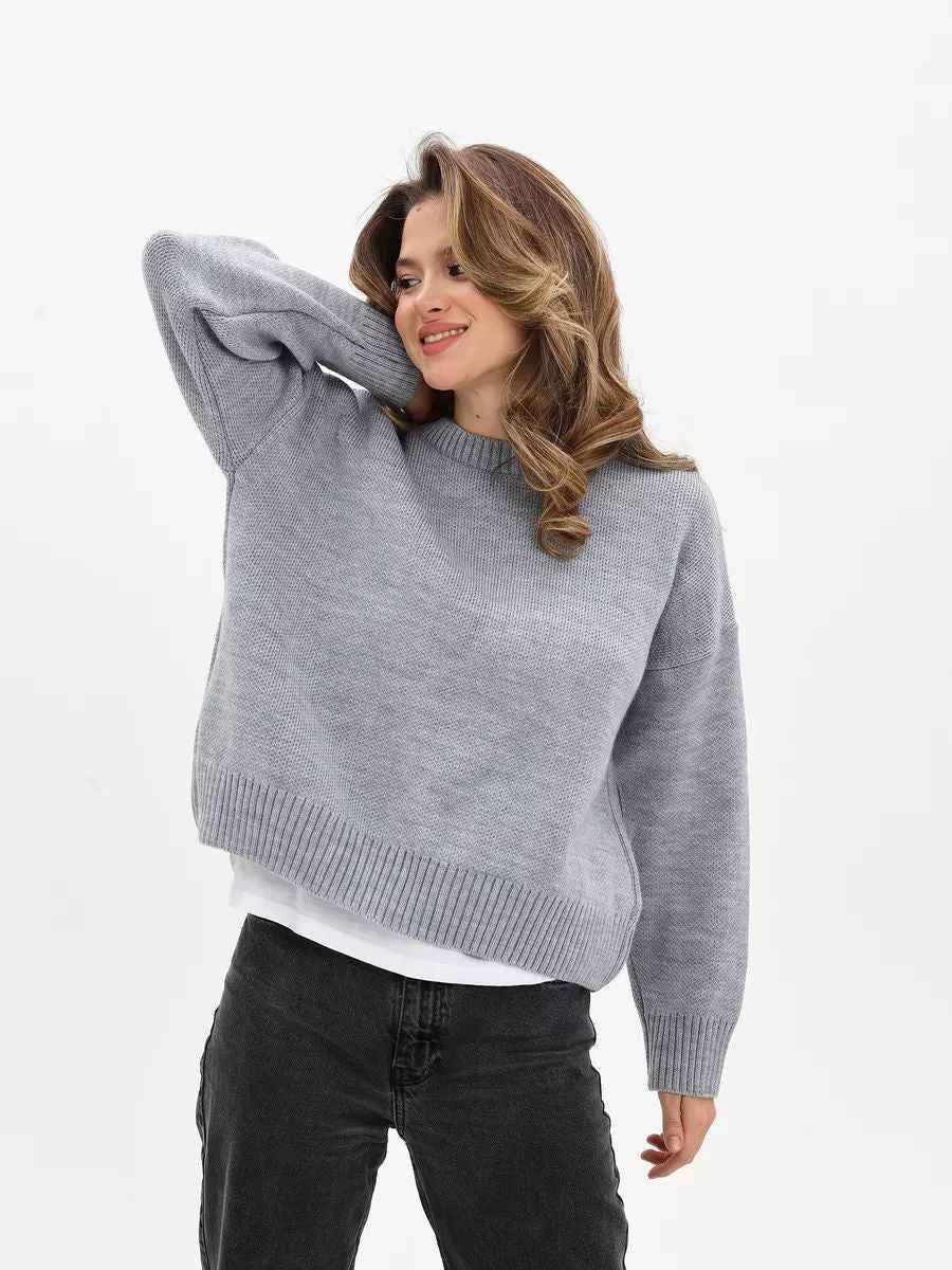 Grand pull col rond oversize