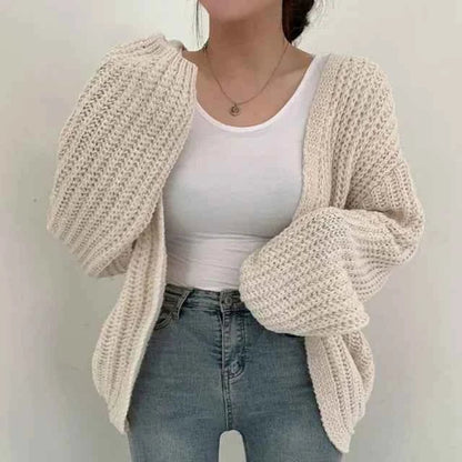 Grand cardigan femme oversize