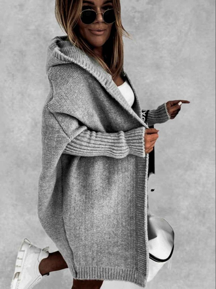 Grand gilet à capuche Oversize