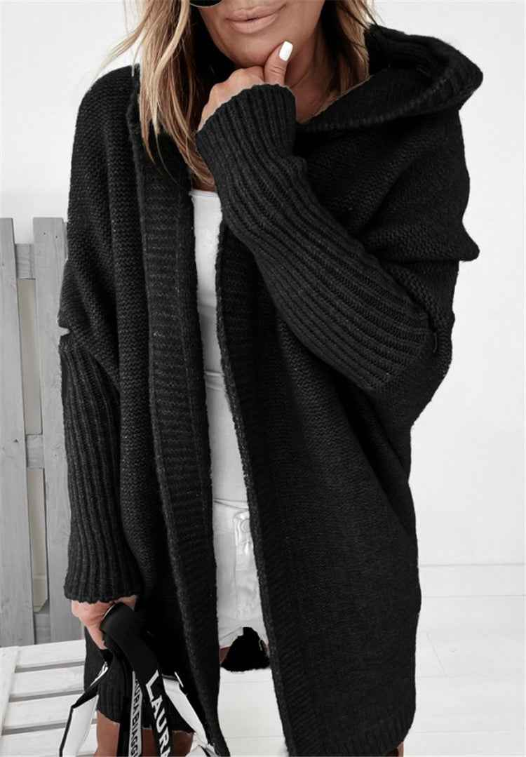 Grand gilet à capuche Oversize