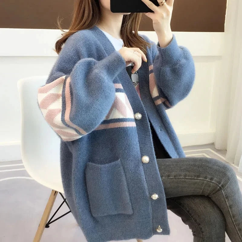 Gros pull douillet surdimensionné doux