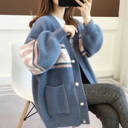 Gros pull douillet surdimensionné doux