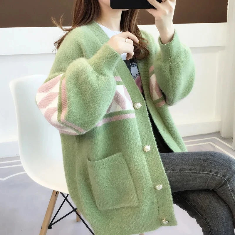 Gros pull douillet surdimensionné doux