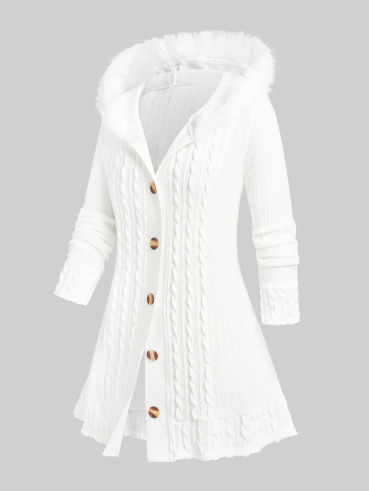 Sweat à capuche de Noël Oversize Merveille hivernale