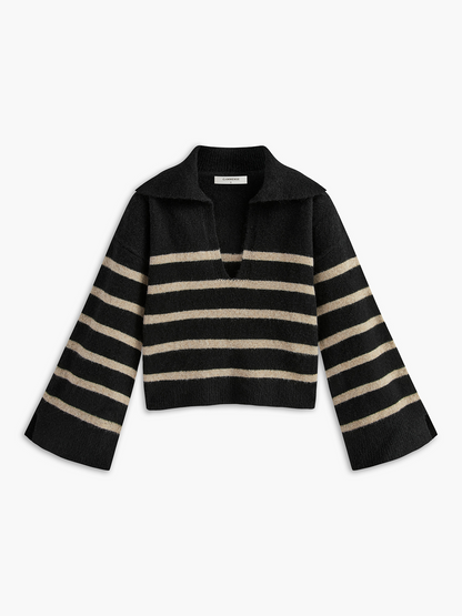 Pull-overs Oversize Rayés Femme