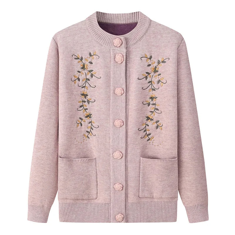 Pull-over ample en velours pour femmes Delight