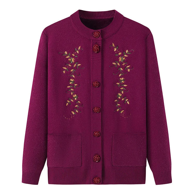 Pull-over ample en velours pour femmes Delight