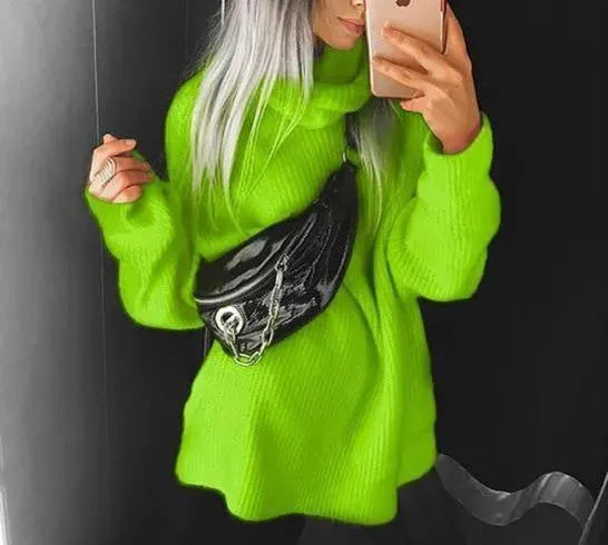 Pull Col Roulé Femme Doux & Confortable