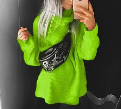 Pull Col Roulé Femme Doux & Confortable