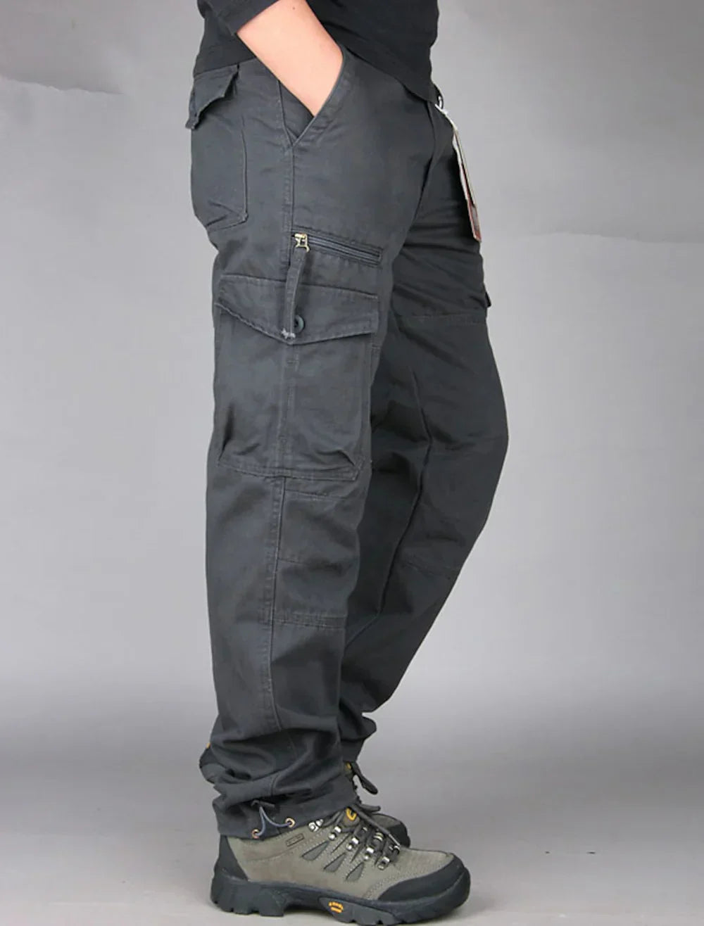 Pantalon cargo homme Coupe droite confortable