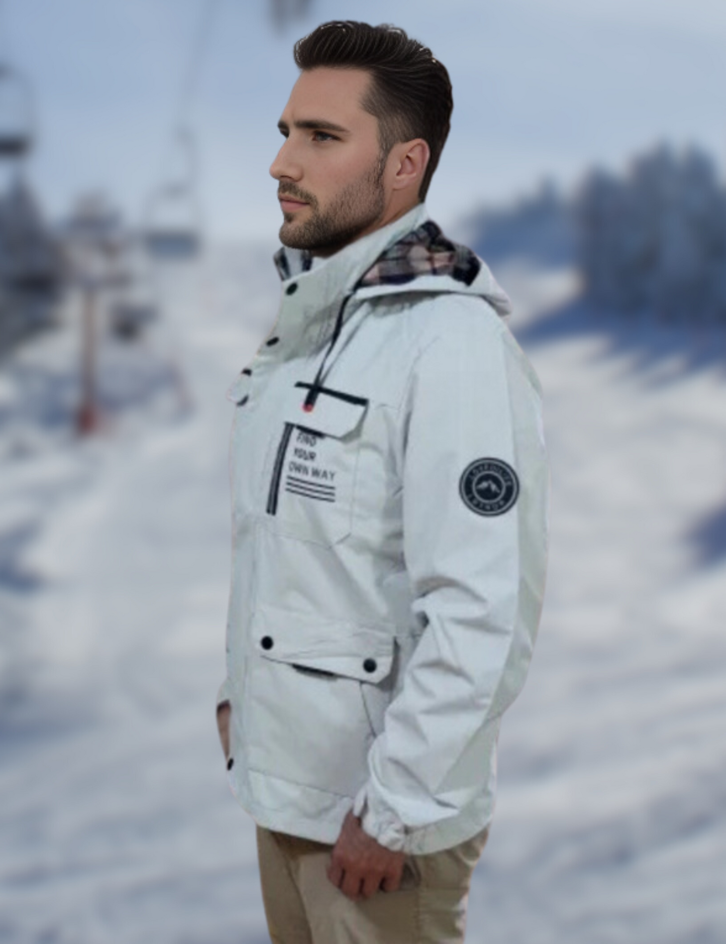 Wasserdichte Winterjacke Outdoor Sport - IdealeKleiden