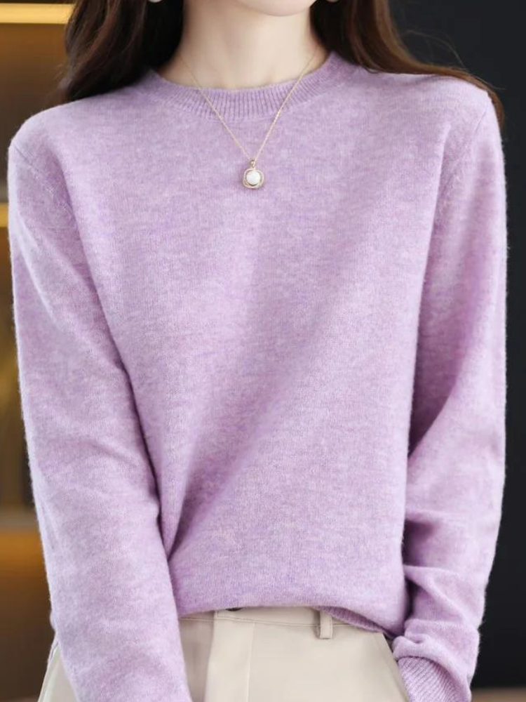 Pulls élégants en laine pour femme classique