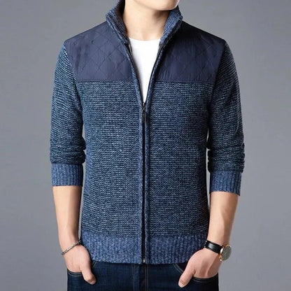 Stylische Strickjacke Pullover Herren Modern - IdealeKleiden