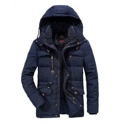 Parka homme élégant chaud à capuche