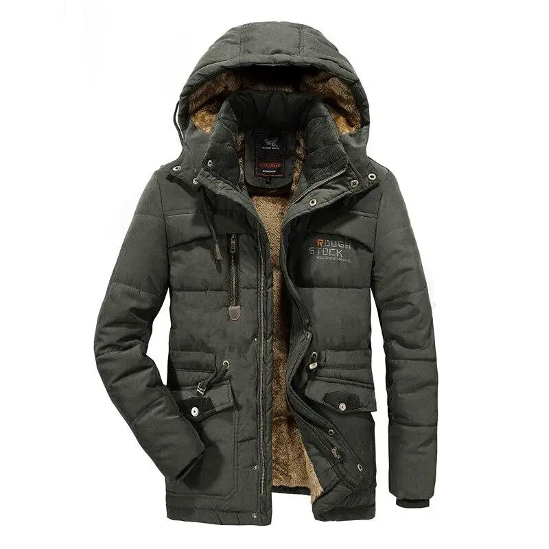 Parka homme élégant chaud à capuche