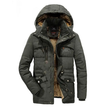 Parka homme élégant chaud à capuche