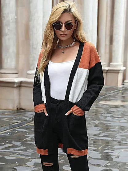 Cardigan coloré pour femme