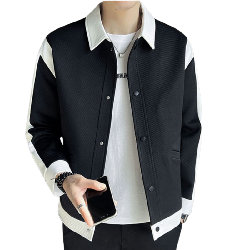 Veste Patchwork Homme Style Tendance