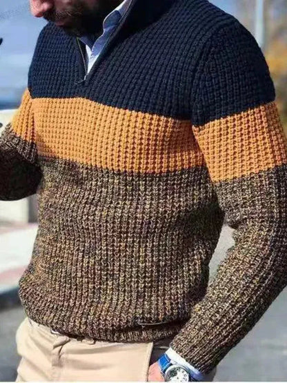 Pull homme fermeture éclair moderne
