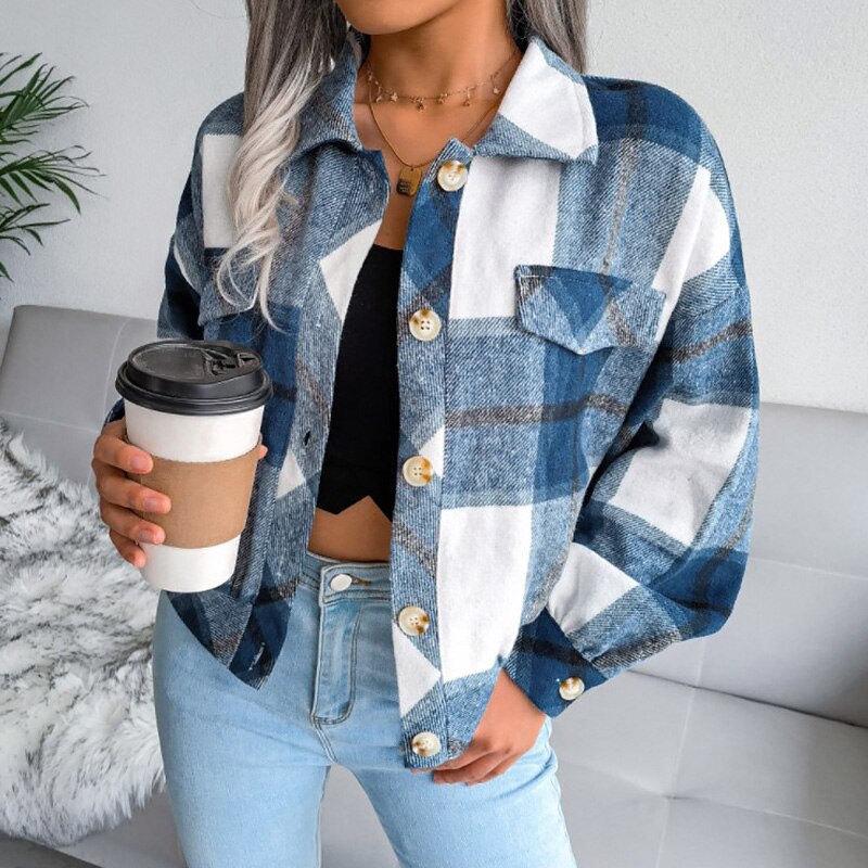 Veste pour femme stylée à motifs et tendance