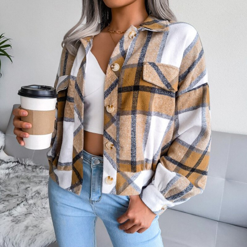 Veste pour femme stylée à motifs et tendance