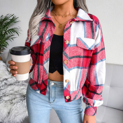 Veste pour femme stylée à motifs et tendance