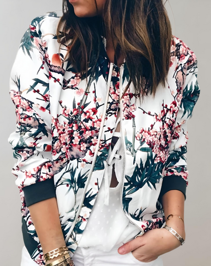 Veste fleurie élégante Kimono femme