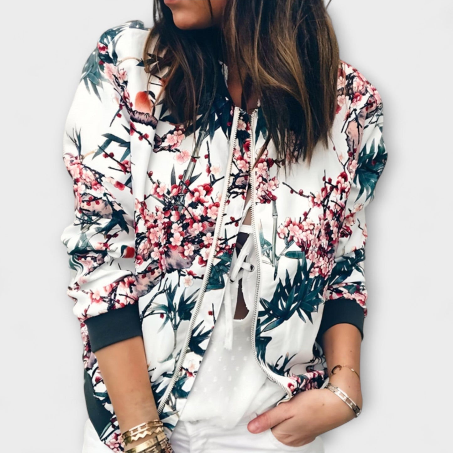 Veste d'été à fleurs
