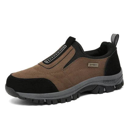 Chaussures bateau d'extérieur en daim avec semelle en caoutchouc