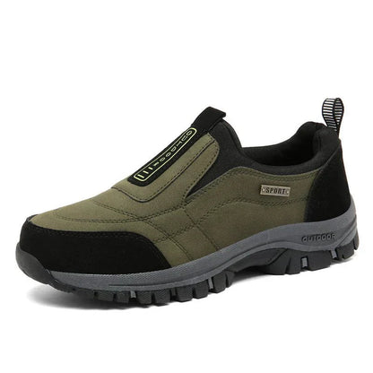 Chaussures bateau d'extérieur en daim avec semelle en caoutchouc