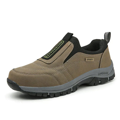 Chaussures bateau d'extérieur en daim avec semelle en caoutchouc