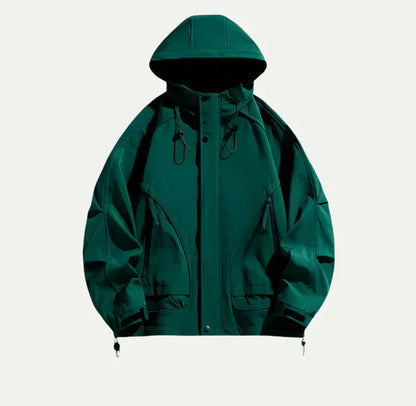 Coupe-vent imperméable à capuche pour l'extérieur