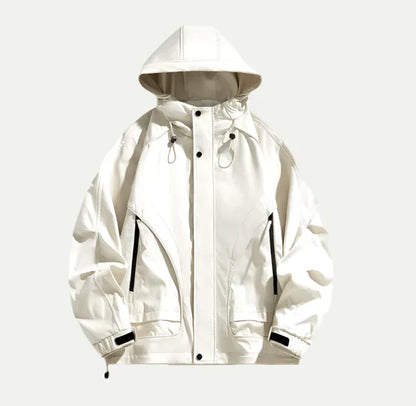 Coupe-vent imperméable à capuche pour l'extérieur