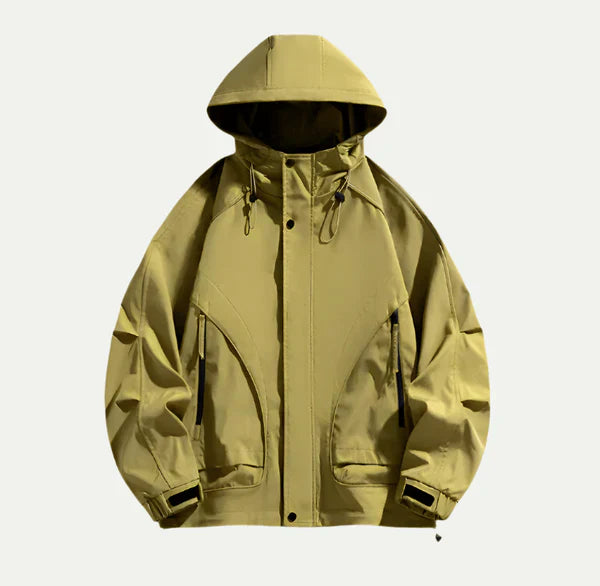 Coupe-vent imperméable à capuche pour l'extérieur