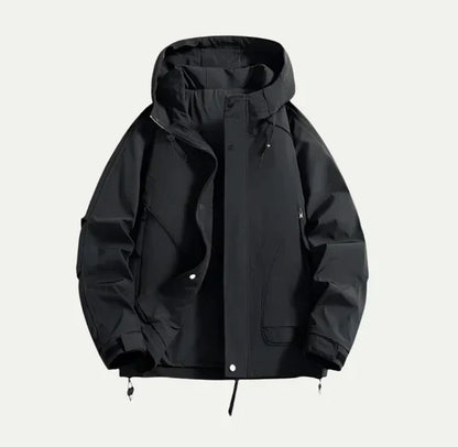Coupe-vent imperméable à capuche pour l'extérieur