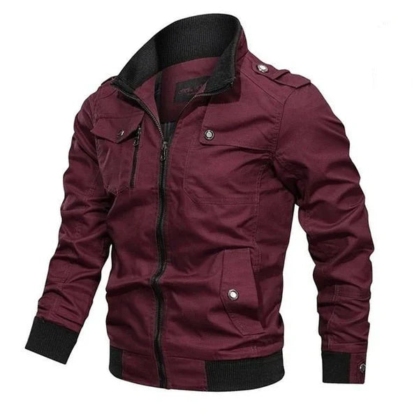 Blouson zippé homme mi-saison classique