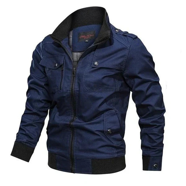 Blouson zippé homme mi-saison classique