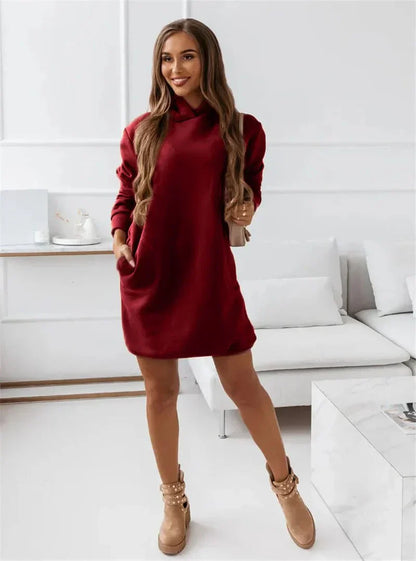 Robe à capuche femme moderne sportive