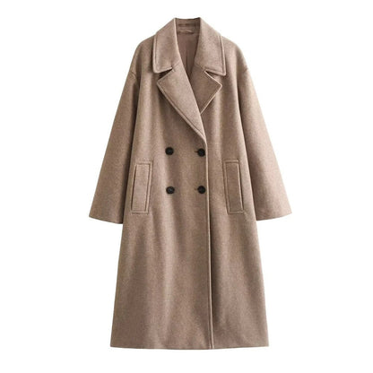 Élégante veste d'hiver longue pour femmes, tendance et chaude
