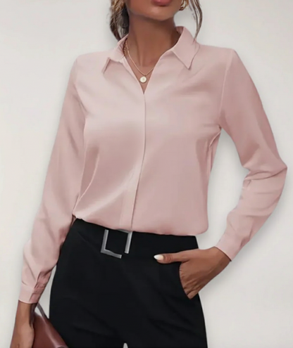 Chemisier Femme Bureau Moderne Boutonné