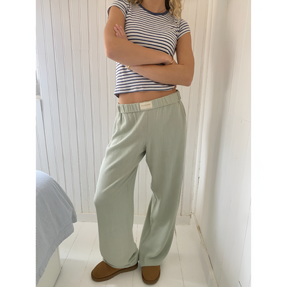 Pantalon confortable noir pour femmes