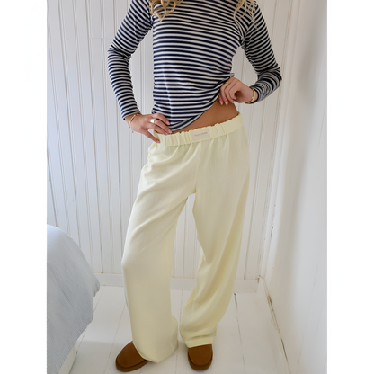 Pantalon confortable noir pour femmes