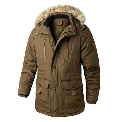 Veste d'hiver pratique avec capuche amovible