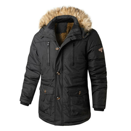 Veste d'hiver pratique avec capuche amovible